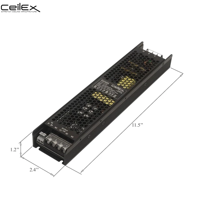 Alt view image 12 of 14 - Triac Dimmable LED Driver 24V 400W IP20 ETL Listed Compatible with Lutron Dimmer, Dimmable Power Supply 5 in 1 Triac/0-10V/1-10V/Potentiometer/10V PWM, Transformer for LED Lights