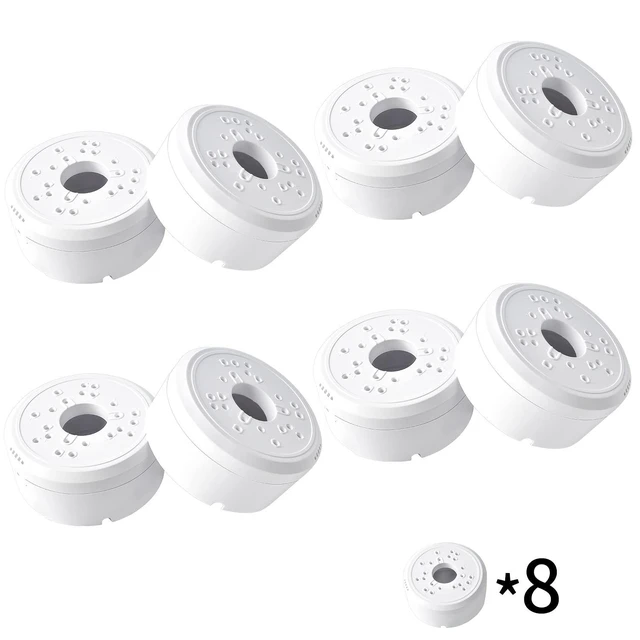 Alt view image 8 of 13 - Universal Junction Box for Bullet Security Camera, Plastic Waterproof Junction Box Mount Bracket, Indoor/Outdoor Wall Ceiling Mount Hide Cable Junction Base Boxes for Arlo and Reolink Solar Panel