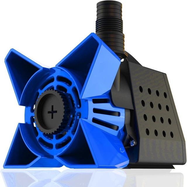 Alt view image 7 of 12 - Pond Pumps -2HP 3500GPH Pool Cover Pump with Filter Bag and 33 FT Cable, Submersible Water Pump Max Lifting Height 20 FT, Ultra Quiet Sump Pump for Pond, Waterfall, Blue