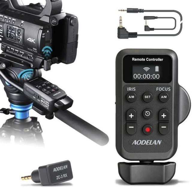 Alt view image 8 of 14 - Wireless Camcorder LANC Remote Control for and Canon with 2.5mm Jack or Remote Jack, Video Zoom, Focus, IRIS and Recording Wireless Remote Controller for Canon Vixia HF G40, G50, G70, G60, XA11