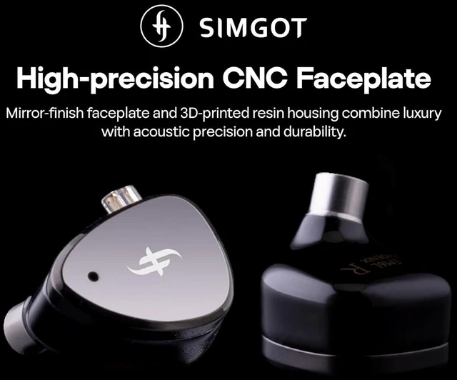 Alt view image 11 of 14 - SIMGOT EM6L 1DD + 4BA Hybrid Driver in-Ear Monitor, Gaming Earbud, HiFi IEM Earphone with 3D-Printed Resin Housing, Detachable OFC Silver-Plated Cable for Musician Audiophile