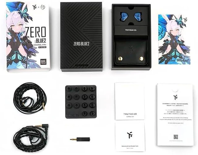 Alt view image 11 of 14 - x Crinacle Zero: BLUE2 Dual Dynamic Drivers in-Ear Headphone with Detachable Cable (3.5mm+mic Cable)