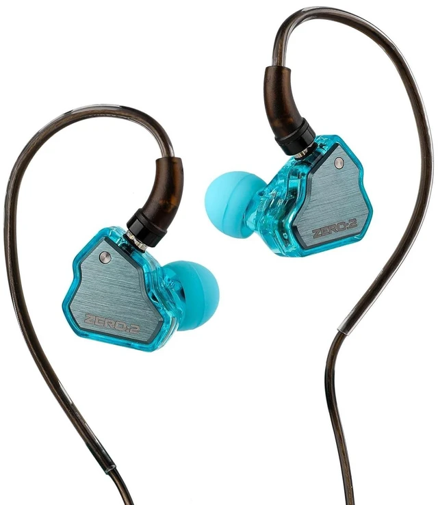 Alt view image 6 of 10 - HIFIXAUDIO 7Hz x Crinacle Zero:2 in Ear Monitor, Updated 10mm Dynamic Driver IEM Earphones, HiFi Wired Earbuds, with OFC IEM Cable for Gaming & Music Audiophiles (with Mic 3.5mm, Blue)