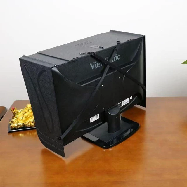 Alt view image 10 of 10 - 17-27 inch Monitor HoodSuitable for Dell HP Viewsonic Philips Samsung EIZO NEC ASUS ACER BENQ AOC Lenovo, Suitable for Monitor Frame Width of 41-71cm