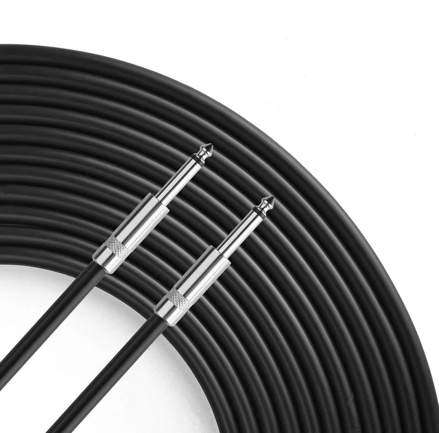 Alt view image 9 of 14 - 2Pack 50 ft 1/4" to 1/4" Speaker Cables, True 12AWG Patch Cords, 1/4 Male Inch DJ/PA Audio Speaker Cable 12 Gauge Wire.