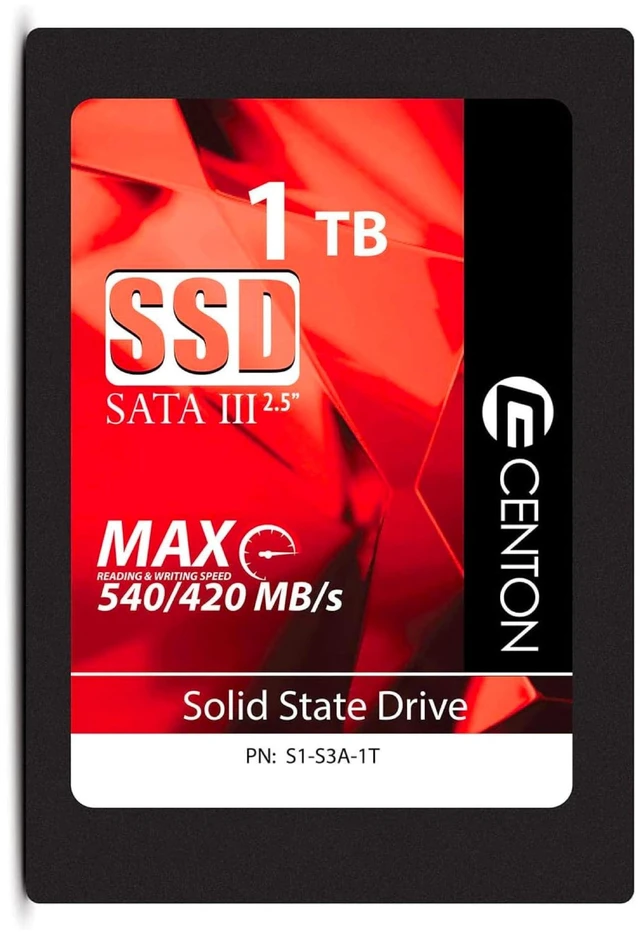 Alt view image 6 of 10 - Ceton Electronics MP Essential 1TB Hard Drive, SSD SATA III, 2.5 Solid State Drive, Internal Hardrives