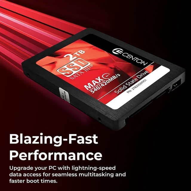 Alt view image 8 of 10 - Ceton Electronics MP Essential 1TB Hard Drive, SSD SATA III, 2.5 Solid State Drive, Internal Hardrives