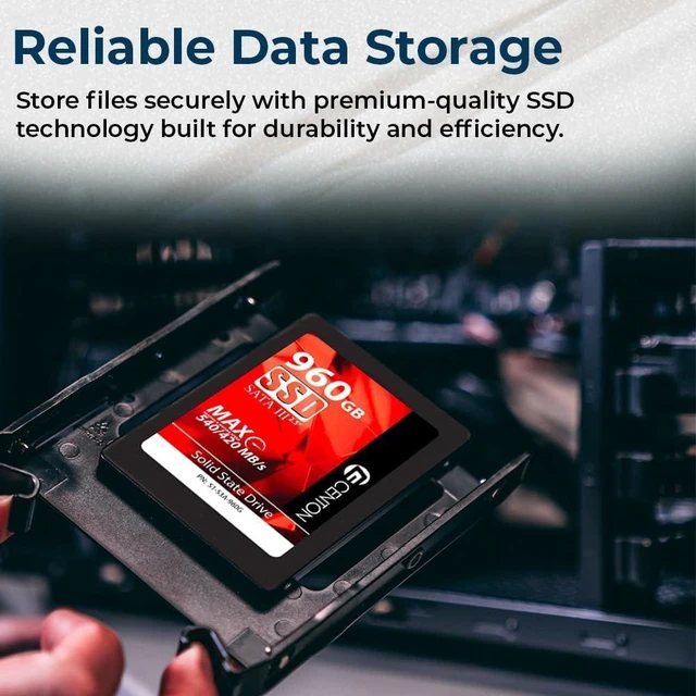 Alt view image 10 of 10 - Ceton Electronics MP Essential 1TB Hard Drive, SSD SATA III, 2.5 Solid State Drive, Internal Hardrives