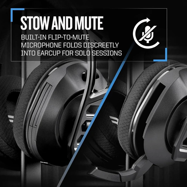 Alt view image 12 of 14 - RIG 600 PRO HX Dual Wireless Universal Gaming Headset with 2.4GHz/Bluetooth for Xbox Series X|S, Xbox One, PS4, PS5, Nintendo Switch, Switch 2, PC, Steam Deck, Android, iPhone Black
