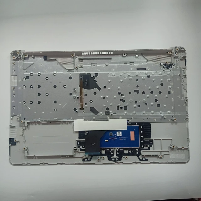 Alt view image 7 of 10 - Replacement for HP 17BY 17-by 17CA 17-CA Laptop Upper Case Palmrest Backlit Keyboard Touchpad Assembly Part with ODD L92783-001 6070B1308113 Top Cover Sliver 2020 Year