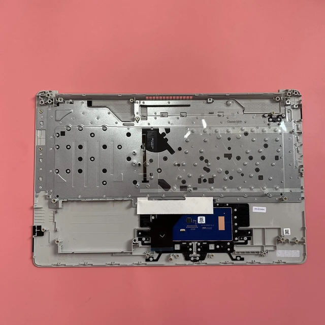 Alt view image 9 of 10 - Replacement for HP 17BY 17-by 17CA 17-CA Laptop Upper Case Palmrest Backlit Keyboard Touchpad Assembly Part with ODD L92783-001 6070B1308113 Top Cover Sliver 2020 Year
