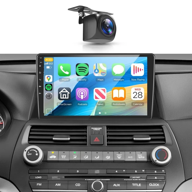 Alt view image 6 of 10 - 4Core+64G for Honda Accord 8th 2008-2013 Android Car Stereo Wireless Carplay Android Auto,10.1" Touchscreen Radio GPS 5G WiFi DSP Bluetooth SWC+Backup Camera