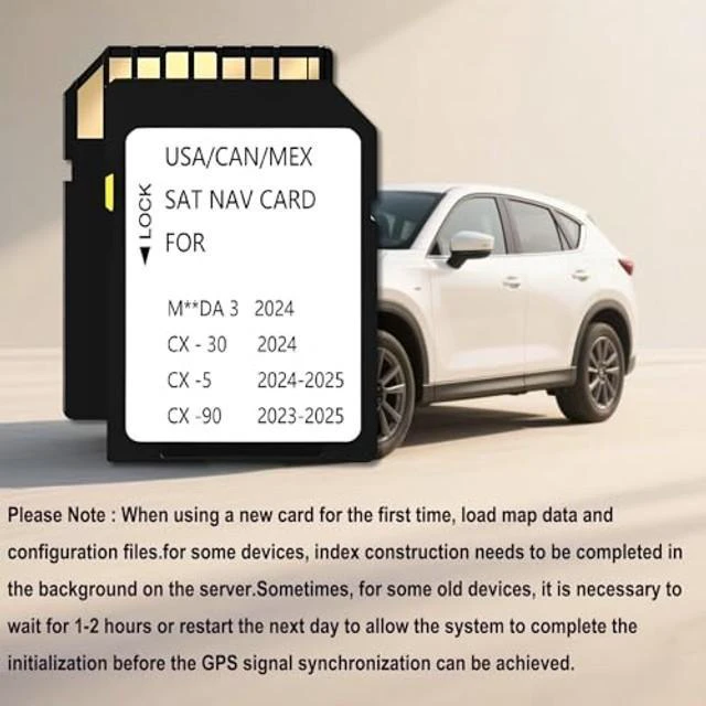 Alt view image 9 of 10 - 2025 Latest Navigation Memory sd Card Compatible with Maz*da 3(2024), Cx5(2024-2025),Cx30(2024), Cx90(2023-2025),(NAVISD2325)