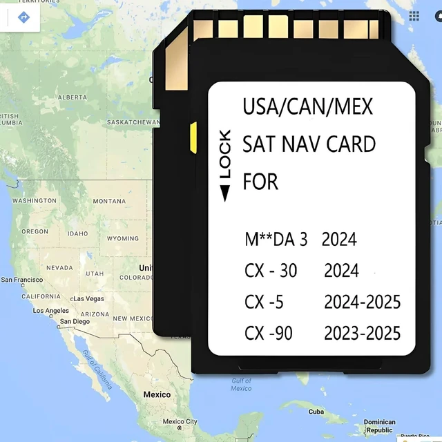 Alt view image 10 of 10 - 2025 Latest Navigation Memory sd Card Compatible with Maz*da 3(2024), Cx5(2024-2025),Cx30(2024), Cx90(2023-2025),(NAVISD2325)