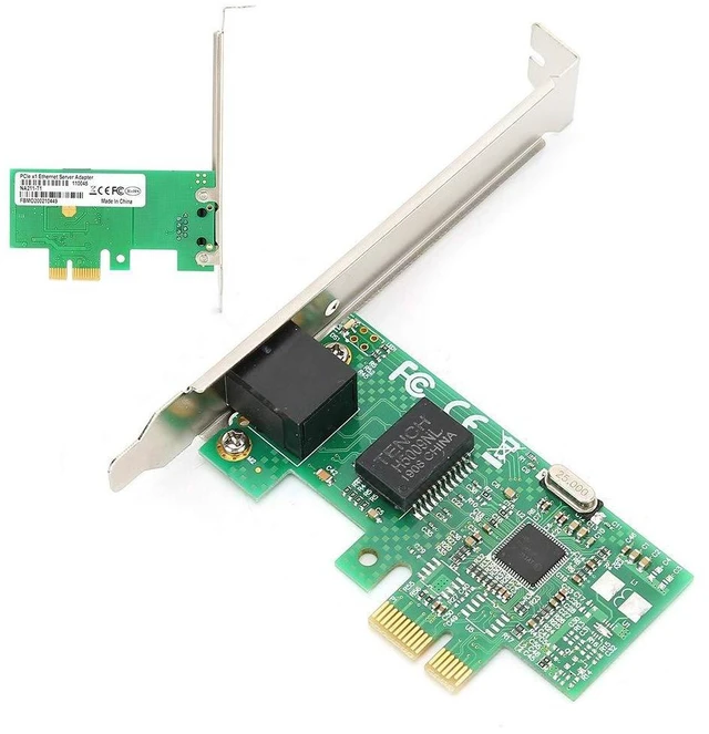 Alt view image 8 of 10 - Gigabit Network Card for Intel I211, SinglePort for EsxiPXE Diskless Routing PCIE x1, Gigabit Network Card with Low Bracket, 1GbE Port Data Rate