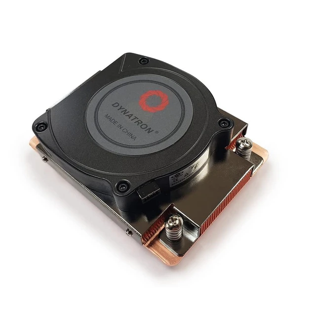 Alt view image 4 of 6 - Dynatron A42 1U Copper with Skived Fin Heatsink and Side Blower for AMD AM4/AM5 Socket