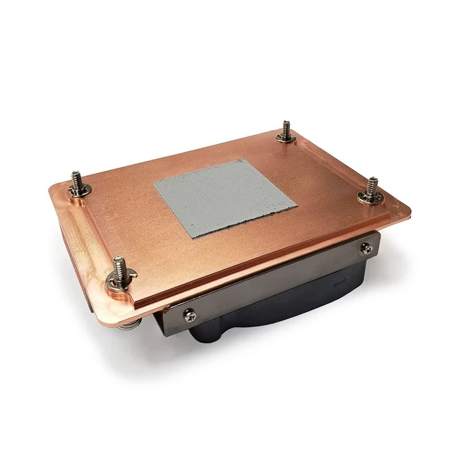 Alt view image 6 of 6 - Dynatron A42 1U Copper with Skived Fin Heatsink and Side Blower for AMD AM4/AM5 Socket