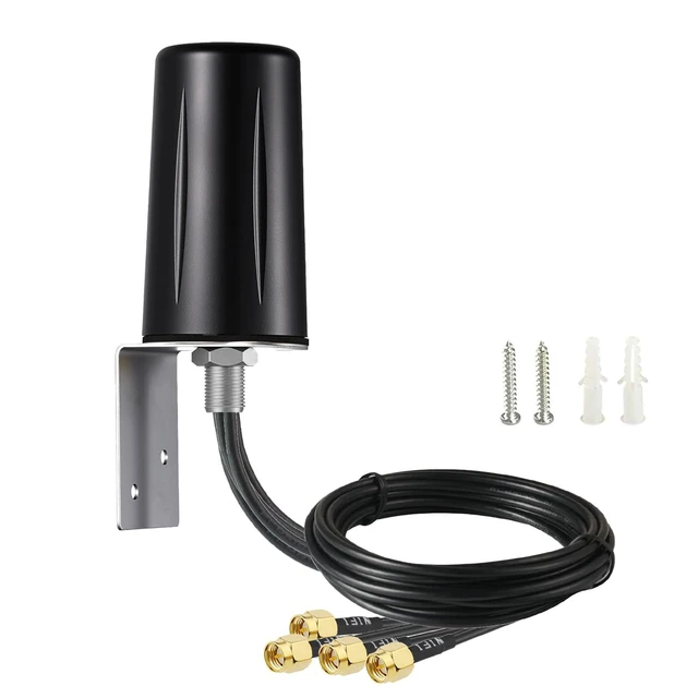 Alt view image 2 of 2 - Outdoor 5G 4G LTE 4x4 MIMO Antenna for T-Mobile Home Internet, Omni Low-Profile External Antenna, with 10 ft Coax with SMA Male, Screw Mount, L Bracket Mount, Applicable to Cabinet, Vending Machines