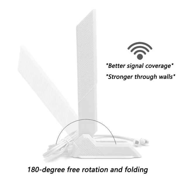 Alt view image 8 of 10 - WiFi 7 Antenna 2.4/5/6GHz for ASUS ROG Strix Z890-A,Strix Z790-A Gaming WiFi II, Strix X870-A, Maximus Z890 APEX, Z790 MAX,Maximus Z790,Prime Z890-P Z890-P CSM Z890M-PLUS Tri Band Gaming