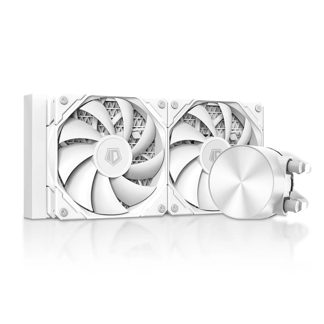 Alt view image 6 of 10 - ID-COOLING FX240 PRO White Liquid CPU Cooler for Desktop - 240mm AIO Cooler, 2 x 120mm High-efficient Fans, Special CD Pattern Pump Header, Intel & AMD Compatible