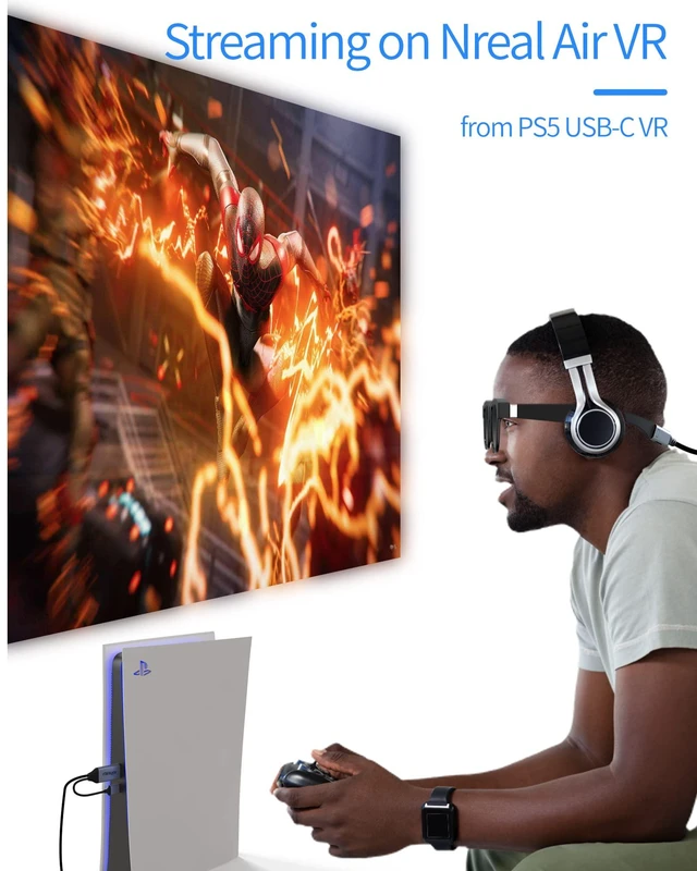 Alt view image 7 of 10 - HDMI to USB C Cable 4K60Hz, HDMI 2.0 to UsbC 6.6FT Soft Graphen Cable Adapter, Connect HDMI Laptop, PC, PS5, Xbox, Steam Deck Dock to USB-C Monitor, Nreal Air, Xreal Air, Touchable Portable Monitor