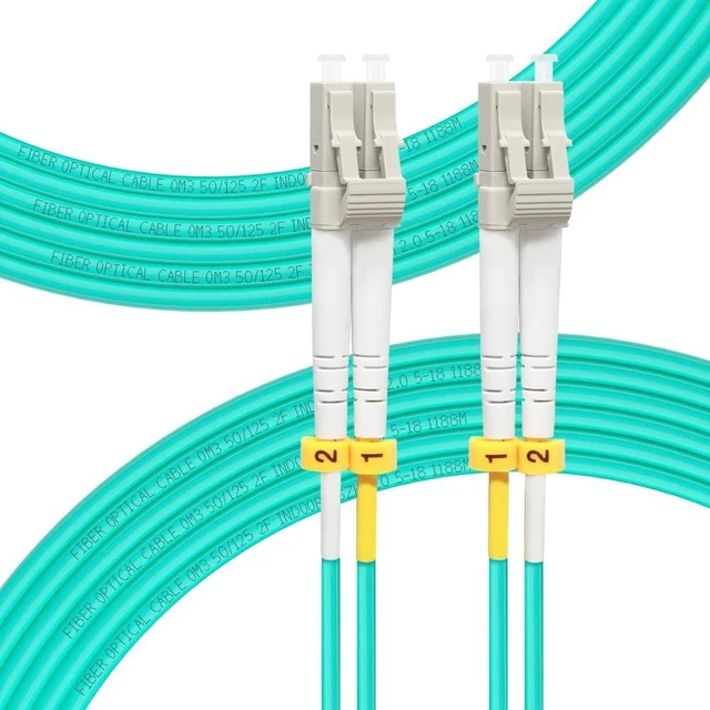 Alt view image 6 of 10 - FLYPROFiber- LC to LC Fiber Patch Cable OM3 10M/33ft, Length Options: 0.2m-200m, 10GB/40GB Multimode Duplex 50/125um Fiber Optic Cable Cord LSZH-10Meter(33ft), 10pack