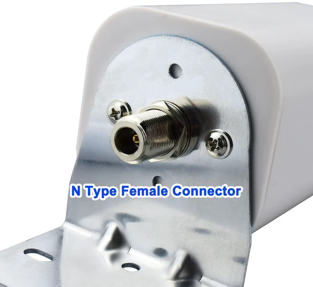 Alt view image 7 of 10 - YOTENKO 4G LTE 5G Antenna High Gain 10 dBi Omni-Directional Outdoor Antenna with N Female Connector Pole/Wall Mount for Verizon, AT&T, T-Mobile