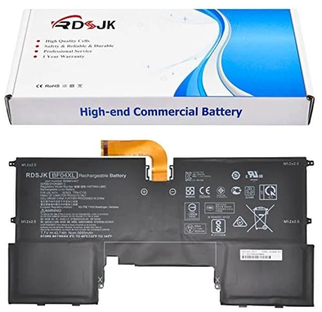 Alt view image 6 of 10 - BF04XL Laptop Battery for HP Spectre 13-AF 13-AF100 13-AF000NC 13-AF110TU 13-AF012DX 13-AF501TU AF502TU AF503TU AF504TU AF505TU AF506TU 13-V115TU 13-V117TU HSTNN-LB8C 924843-421 924960-855 7.7V 43.7Wh