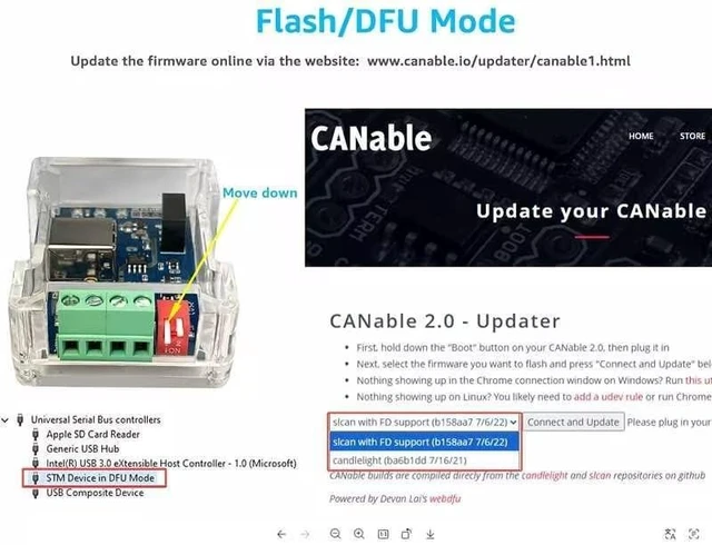 Alt view image 8 of 10 - DSD TECH SH-C31G Isolated USB to CAN Adapter with FD Support Based on Canable 2.0 Pro