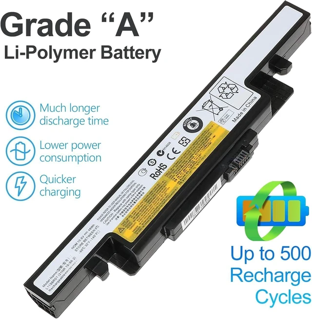 Alt view image 7 of 10 - 10.8V 48WH New Laptop Battery for len-OVO Ideapad Y400 Y410 Y490 Y500 Y510 Y590 L11S6R01 L11L6R02 L12L6E01 L12S6A01 L12S6E01 3ICR19/65-2 3INR19/66-2