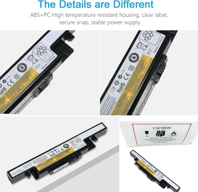 Alt view image 9 of 10 - 10.8V 48WH New Laptop Battery for len-OVO Ideapad Y400 Y410 Y490 Y500 Y510 Y590 L11S6R01 L11L6R02 L12L6E01 L12S6A01 L12S6E01 3ICR19/65-2 3INR19/66-2