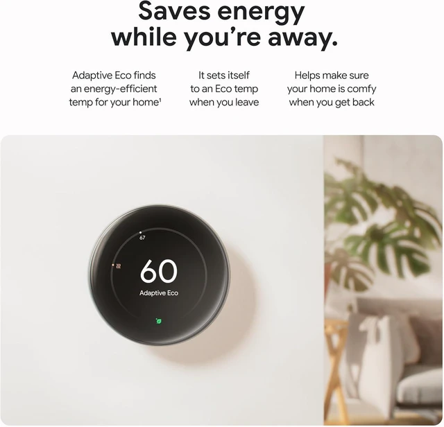 Alt view image 11 of 14 - Google Nest Learning Thermostat (4th gen) + Nest Temperature Sensor (2nd gen) - Silver