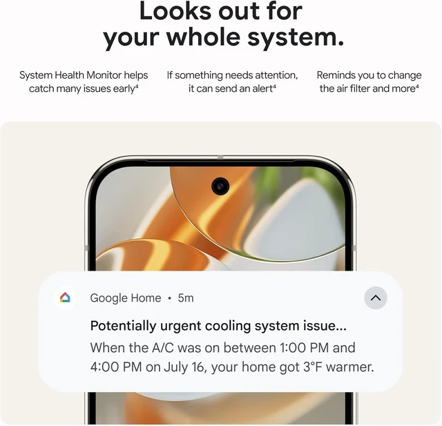 Alt view image 13 of 14 - Google Nest Learning Thermostat (4th gen) + Nest Temperature Sensor (2nd gen) - Silver