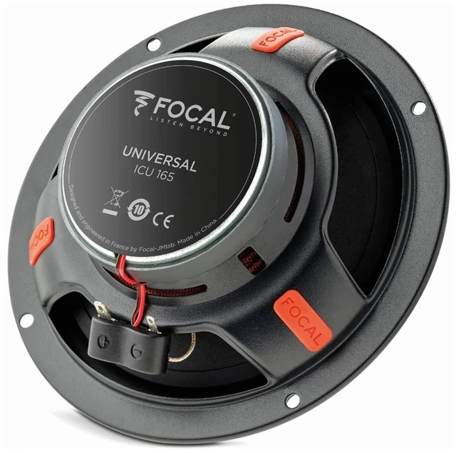Alt view image 8 of 8 - Focal ICU-165 Integration Series 6.5 Inch Coaxial Speakers (Pair), RMS: 70W - MAX: 140W