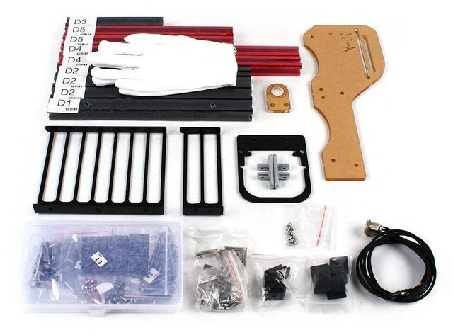 Alt view image 10 of 10 - PC Frame Test Bench ITX ATX MATX Test Bench Open Air Case Water Cooling Fan Chassic (Red)