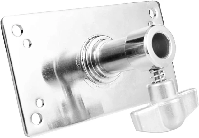 Alt view image 14 of 14 - Meking Overhead Camera Wall Mount, 3.34 inch Baby Wall Plate with 1/4 and 3/8 Screw Photography Ceiling Mount for Video Studio Lighting, Strobe Light, Ring Light, Softbox, Flash