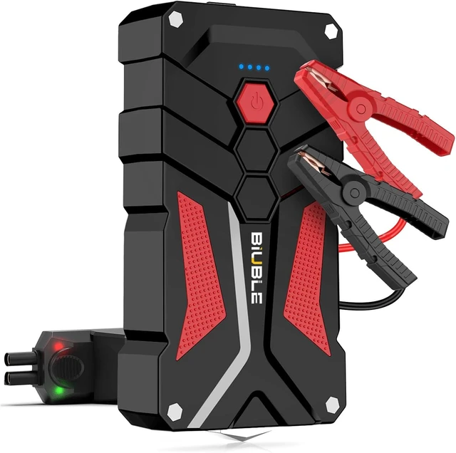 Alt view image 7 of 12 - Jump Starter Car Jump Starter Auto Battery Booster Pack 5000A Peak 12V with USB-C Quick Charge,Lithium Jump Box with LED Light(Up to 7.0L Gas or 5.5L Diesel Engine)
