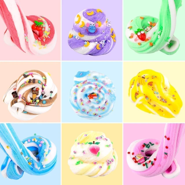 Alt view image 11 of 12 - TITRITH Cloud Slime 15-Pack Case of Colorful for Girls and Boys, Fun Party Favors Supplies, Bulk Slime Kit Scented, Soft, Non-Sticky for Birthday Gifts, School Carnival Prizes, Goodie Bag Stuffers