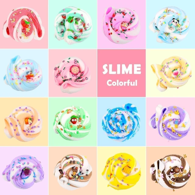 Alt view image 10 of 12 - TITRITH Cloud Slime 15-Pack Case of Colorful for Girls and Boys, Fun Party Favors Supplies, Bulk Slime Kit Scented, Soft, Non-Sticky for Birthday Gifts, School Carnival Prizes, Goodie Bag Stuffers