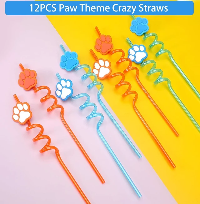 Alt view image 14 of 14 - 220PCS Blue and Orange Dog Paw Print Party Favors for Kids Theme Birthday Party Favors Decorations Supplies Goodie Bag Stuffer Pinata Filler Birthday Gifts