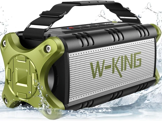 Alt view image 8 of 14 - Portable Speakers Bluetooth Wireless, 90W Max Loud Outdoor Speaker with 50W Deep Bass, Boombox Sound, IPX6 Waterproof, 40H, EQ, Dual Pairing, Subwoofer *2, TF, Large Speaker for Beach/Garage/Jobsite