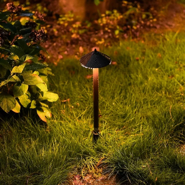 Alt view image 14 of 14 - Malibu Low Voltage Pathway Lights, 10W Pro Style Halogen Landscape Lighting, 2Pack 2700K Warm White Path Light, 12V AC Bronze Outdoor Walkway Lights for Yard Garden 8308-9103