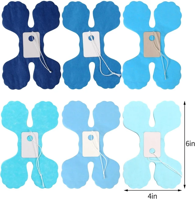 Alt view image 13 of 14 - Baby-Royal Navy-Blue Party-Decorations Streamers Garland - 12pcs Boy Birthday Frozen Ocean Shower 4-Leaf Paper Clover Streamer, Bachelorette Bridal Wedding Engagement Banners Decor Ouruola
