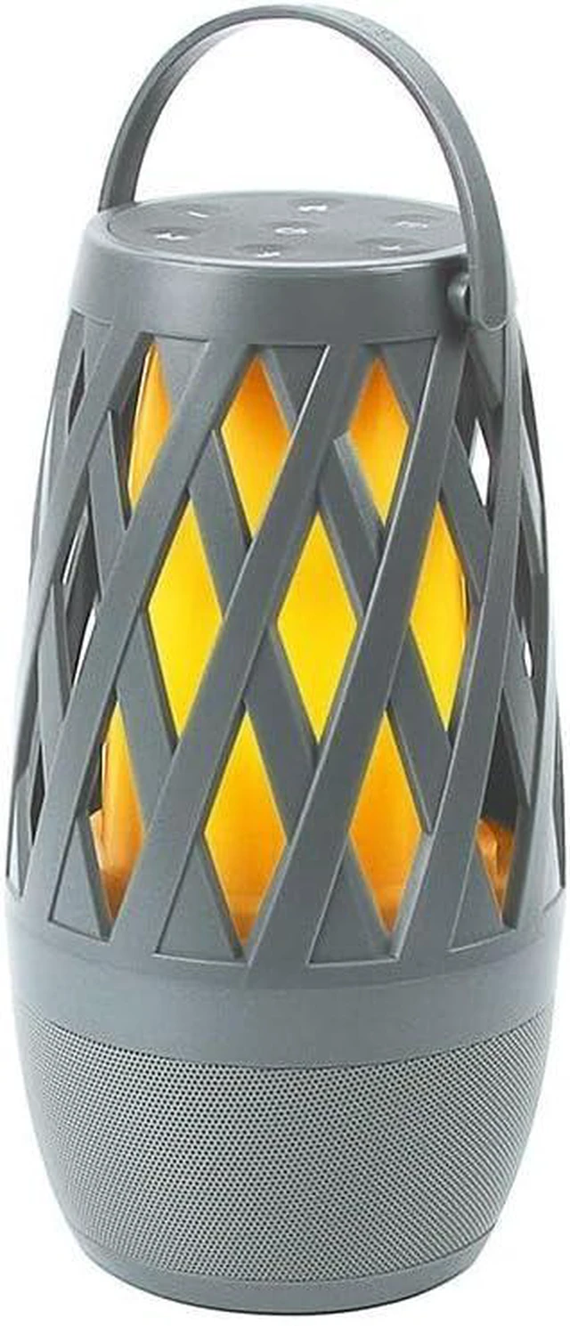 Alt view image 8 of 14 - Limitless TikiTunes Pro Portable Bluetooth 10-Watt Speaker with 3-Mode LED Flame Light, Pair up to 100 Speakers, 4000 mAh Battery for iPhone/iPad/Android (Graphite)