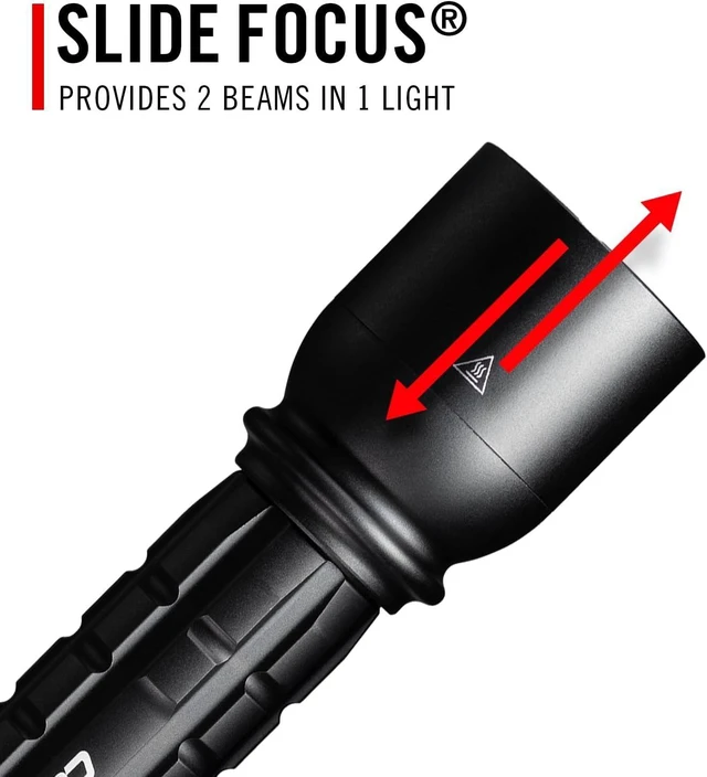 Alt view image 13 of 14 - Coast XP14R 4500 Lumen USB-C Rechargeable LED Flashlight with Slide Focus®and Pure Beam® Focusing Optic, 5 Light Modes