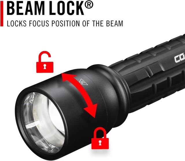 Alt view image 14 of 14 - Coast XP14R 4500 Lumen USB-C Rechargeable LED Flashlight with Slide Focus®and Pure Beam® Focusing Optic, 5 Light Modes