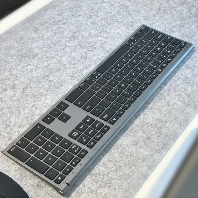 Alt view image 14 of 14 - Macally Wireless Bluetooth Keyboard for Mac - Compatible Apple Keyboard or MacBook Pro/Air, iMac - Multi-Device, Up to 3 Devices with 110 Keys, 20 Shortcuts, Numeric Keypad, and Rechargeable