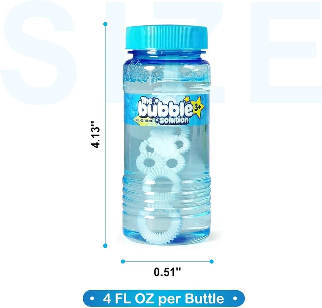 Alt view image 10 of 14 - 48 Pcs Bubble Bottles with Wand,Bubbles Party Favors for Kids,Summer Toys, Blow Bubbles Solution Novelty Toy, Party Favors, Birthday Party Supplies, Outdoor & Indoor Activity,4oz,6 Colors