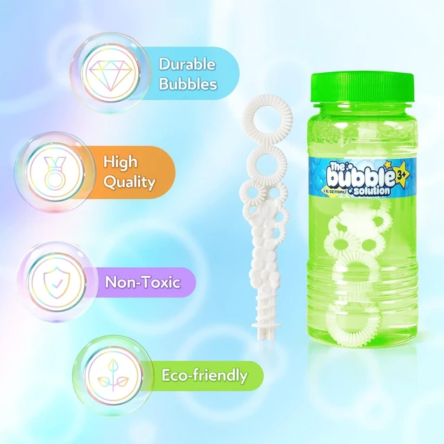 Alt view image 11 of 14 - 48 Pcs Bubble Bottles with Wand,Bubbles Party Favors for Kids,Summer Toys, Blow Bubbles Solution Novelty Toy, Party Favors, Birthday Party Supplies, Outdoor & Indoor Activity,4oz,6 Colors