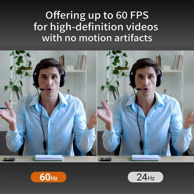 Alt view image 12 of 14 - j5create 4K Wide Angle Webcam with Microphone/Privacy Cover for Video Conferencing, Streaming, Recording and Online Teaching, Supports Zoom, Skype, Teams, OBS and More (JVU430)